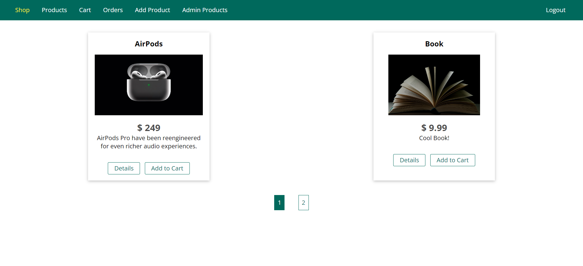 Mini Amazon project preview